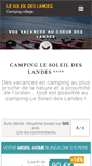 Mobile Screenshot of camping-litetmixe.com